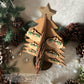 25 Names of Jesus 3D Christmas Tree incl. 26 ornaments, scored (single line) with wreath