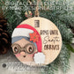 3D Mrs. Santa Countdown to Christmas Ornament | Sliding Reindeer Lever | Easy DIY Laser Cut Files DXF SVG for Glowforge & All Other Lasers