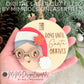 3D Mrs. Santa Countdown to Christmas Ornament | Sliding Reindeer Lever | Easy DIY Laser Cut Files DXF SVG for Glowforge & All Other Lasers