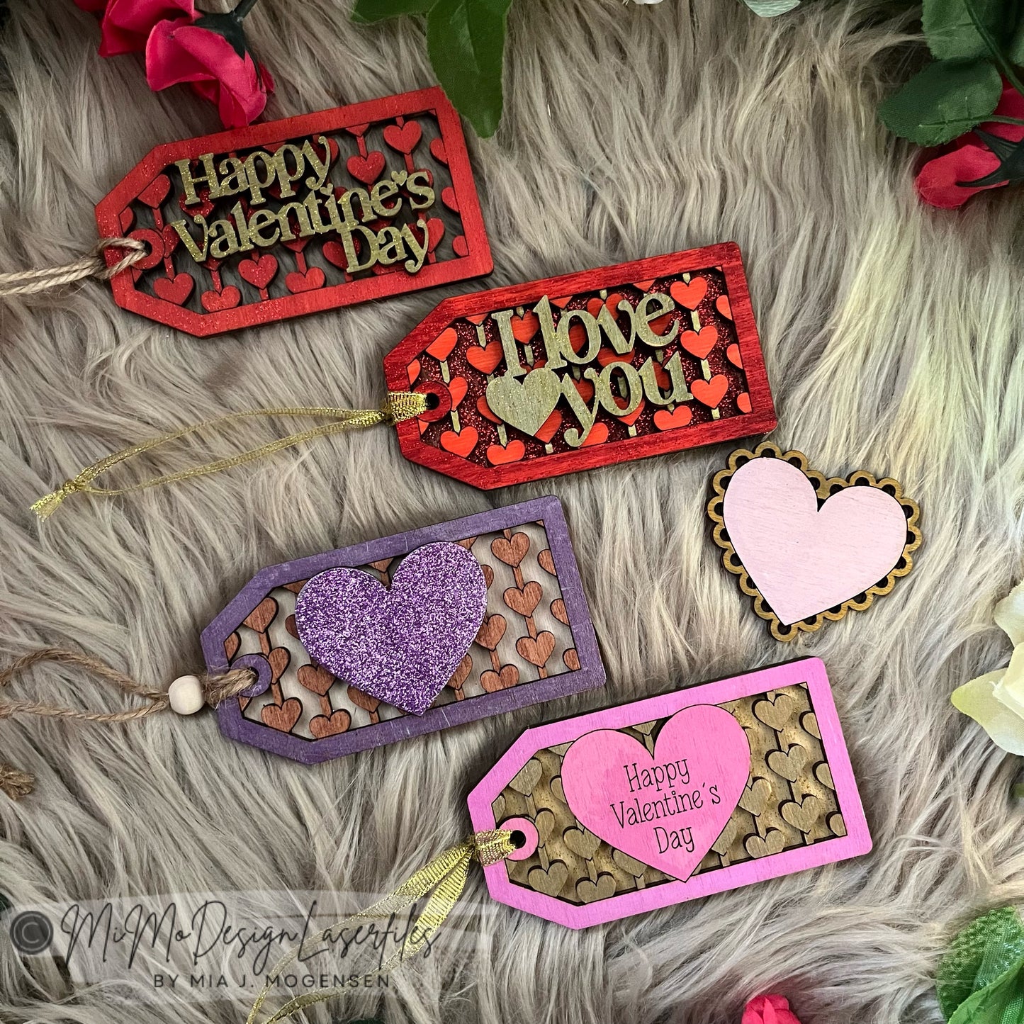 FREE FILE Valentine’s Day Gift Tags with String Hearts