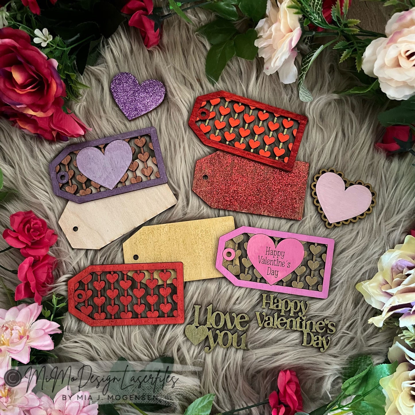 FREE FILE Valentine’s Day Gift Tags with String Hearts