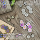 FREE FILE Daisy Flower Earrings Set - Hanging Studs, Hangers, Small Studs - Engraved & Scored Version