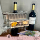 Wine Charcuterie & Gift Box with Wineglass Holder - Set of 2 Boxes - 4 Front Designs