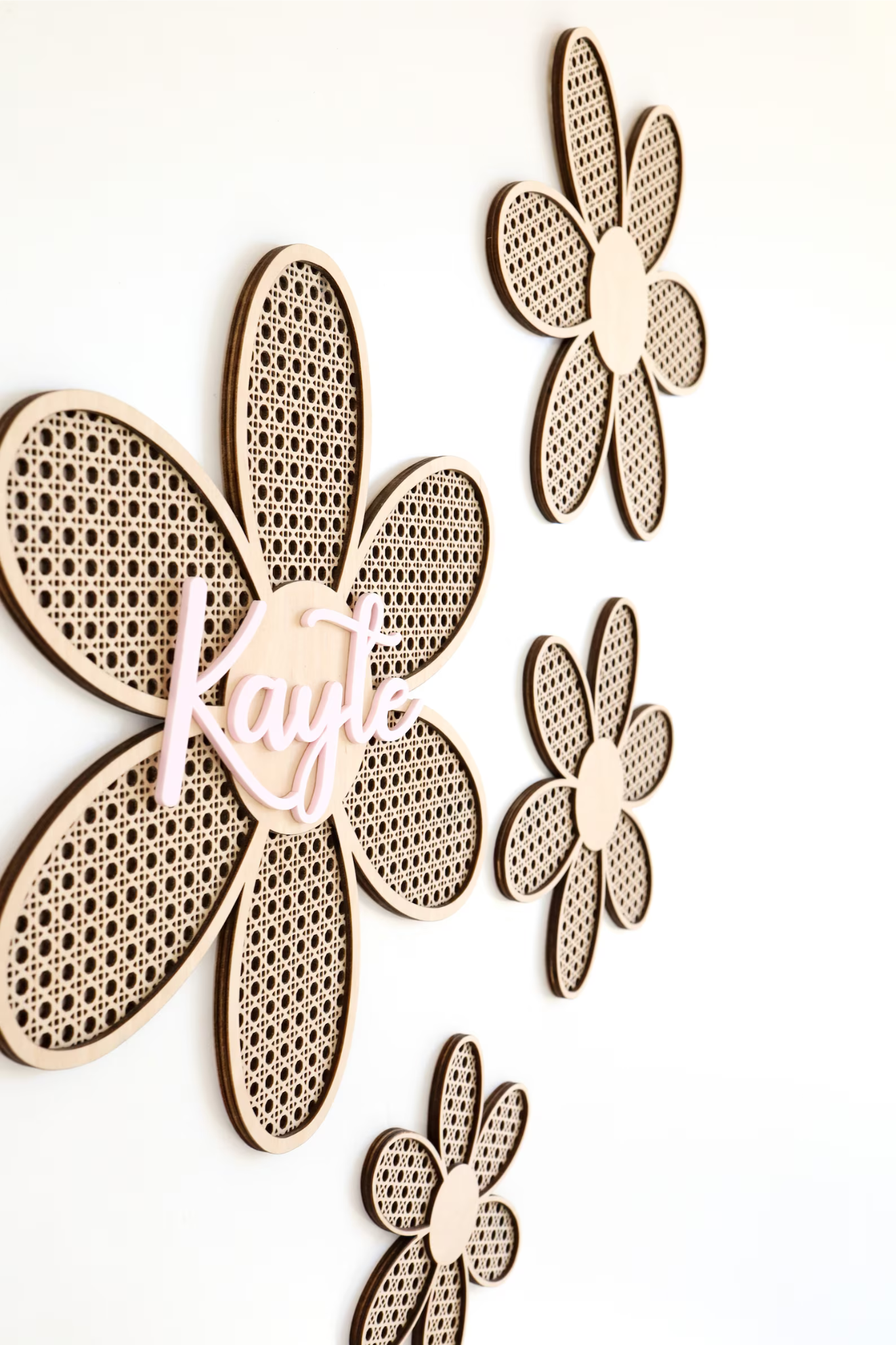 Laser Cut File | Rattan Daisy| Boho Daisys | Rattan Flower| Rattan SVG | Cane SVG | Flower Nursery | Girl Room | Daisy Decor | Daisy SVG