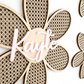 Laser Cut File | Rattan Daisy| Boho Daisys | Rattan Flower| Rattan SVG | Cane SVG | Flower Nursery | Girl Room | Daisy Decor | Daisy SVG