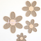 Laser Cut File | Rattan Daisy| Boho Daisys | Rattan Flower| Rattan SVG | Cane SVG | Flower Nursery | Girl Room | Daisy Decor | Daisy SVG