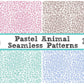 Seamless Pattern Tiles in Pastel Animal skin