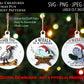 Laser Cut Digital File, Coastal Creatures Christmas Ornaments SVG, PNG, Glowforge, Manatee, Heron, A Whale in a Manger, Secret Santa, Funny