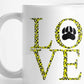 Sublimation for Dog Lover in Yellow Cheetah Pattern