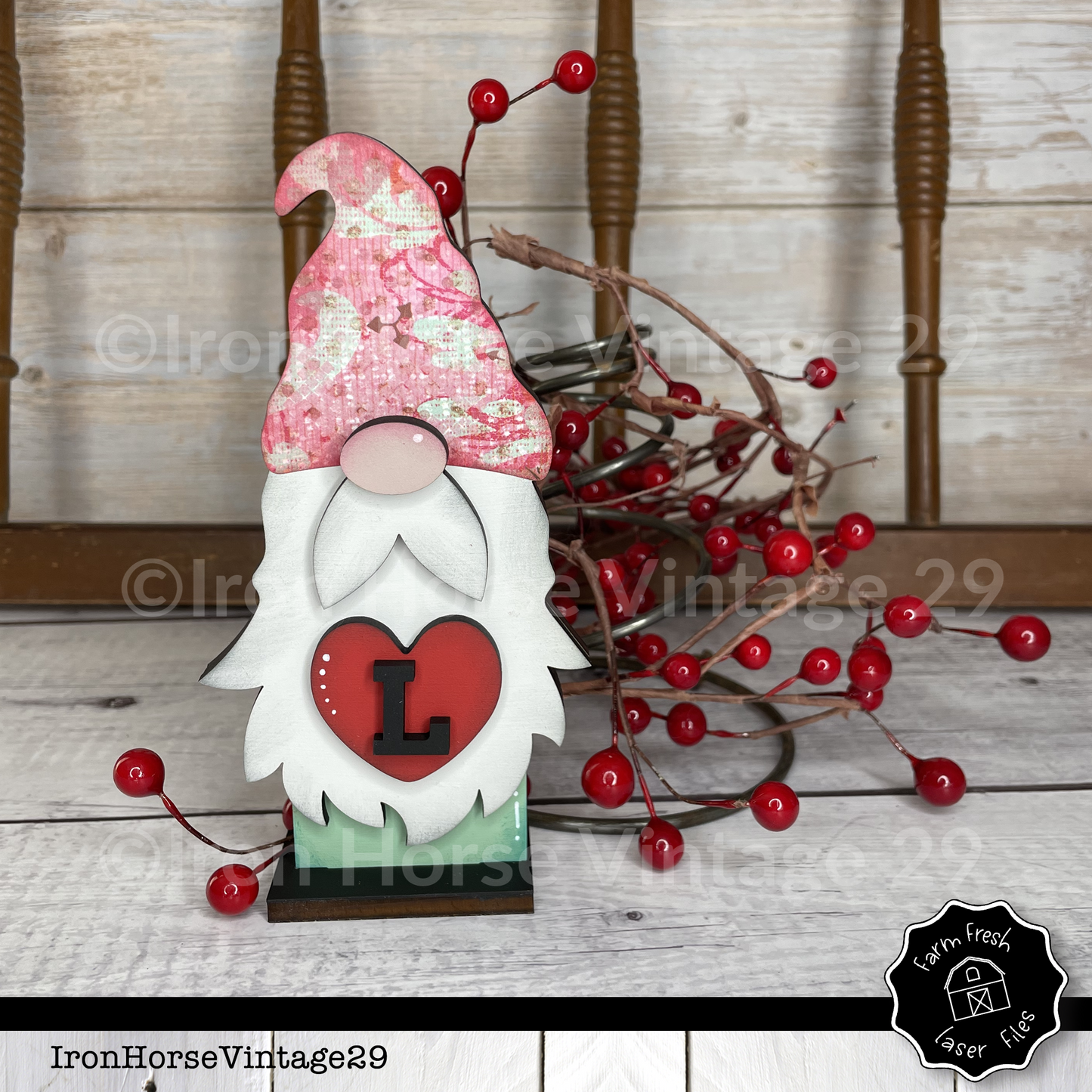 Love Gnome Shelf Sitters, Gnome Bundle, Holiday Gnomes, Valentine Home Decor, Farmhouse Style, SVG File, Not a Physical Item