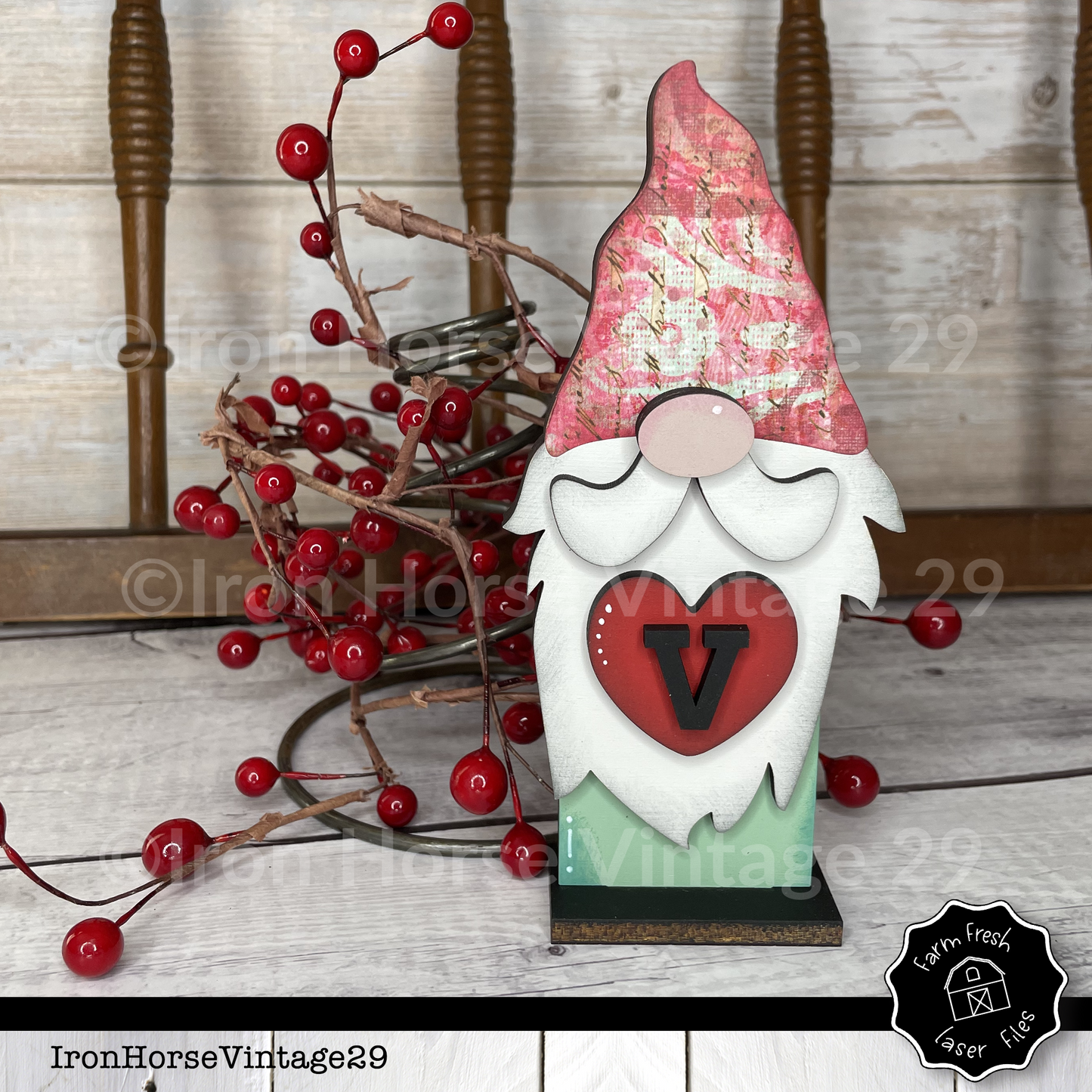 Love Gnome Shelf Sitters, Gnome Bundle, Holiday Gnomes, Valentine Home Decor, Farmhouse Style, SVG File, Not a Physical Item