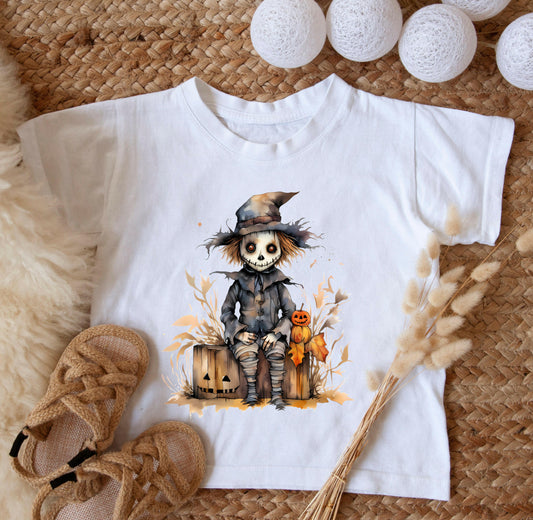 Adorable Scary Scarecrow: Halloween Sublimation Design