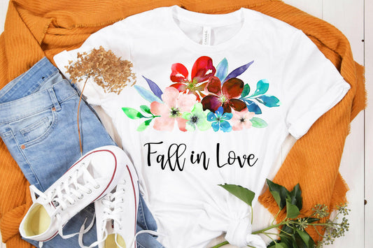 Sublimation design Fall in Love