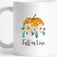 Fall in Love Pumpkin Sublimation Design