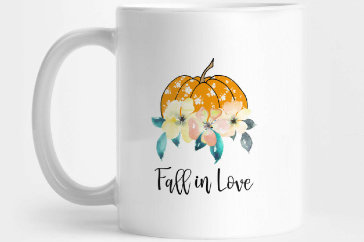 Fall in Love Pumpkin Sublimation Design