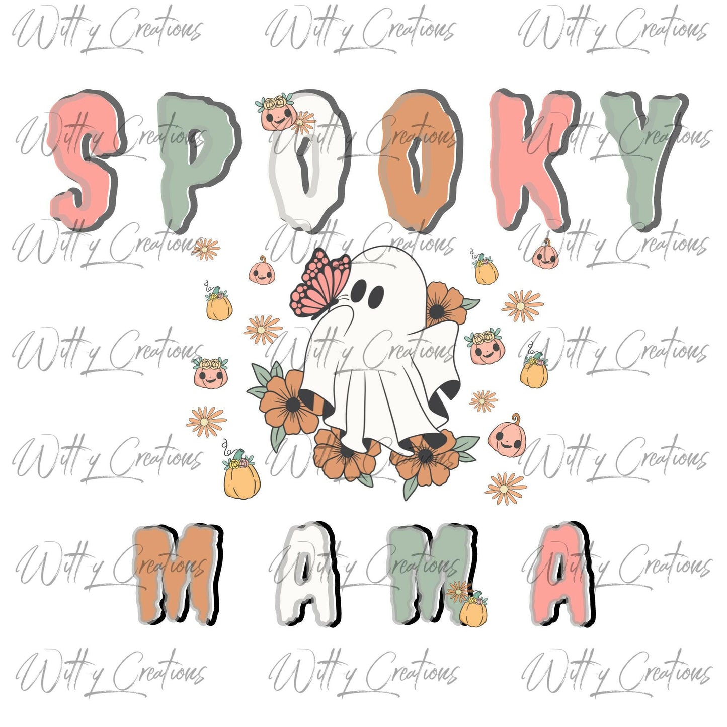 Spooky Mama & Mini PNG