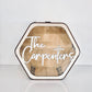 Customizable Hexagon Card Box Laser Cut Digital File | Wedding Card Holder | Gift Card Box | Mr. and Mrs. | Glowforge Size File