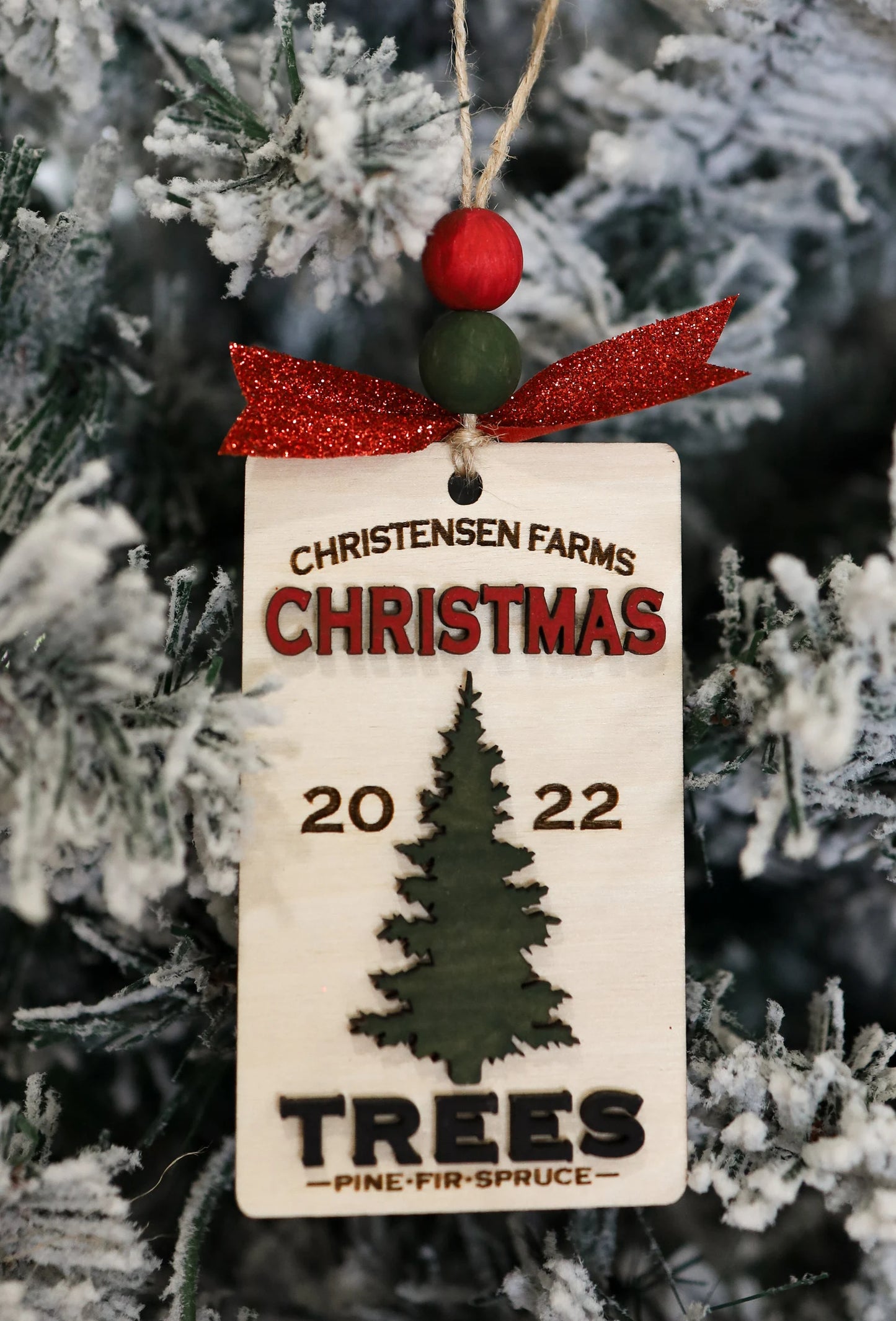 Updated 2023 Customizable Christmas Tree Ornament Laser Cut Digital File | Zip Code Ornament | Family Name Ornament | Personalized Family Ornament | Home