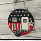 RV Camper, American Flag, Camper Sign, Home Decor, Camper Ornament, Americana Farmhouse Style, SVG File, Laser Ready, Digital Download