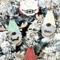 Santa, Mrs. Claus and Reindeer Gnome Ornaments Laser Cut Digital File | Santa and Reindeer Christmas Ornaments  | Glowforge | Cute Christmas