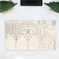 Interchangeable Design Your Own Gingerbread House Laser Cut Digital File | Pop Out Gingerbread House | Decorate Gingerbread | Glowforge