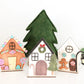 Interchangeable Design Your Own Gingerbread House Laser Cut Digital File | Pop Out Gingerbread House | Decorate Gingerbread | Glowforge