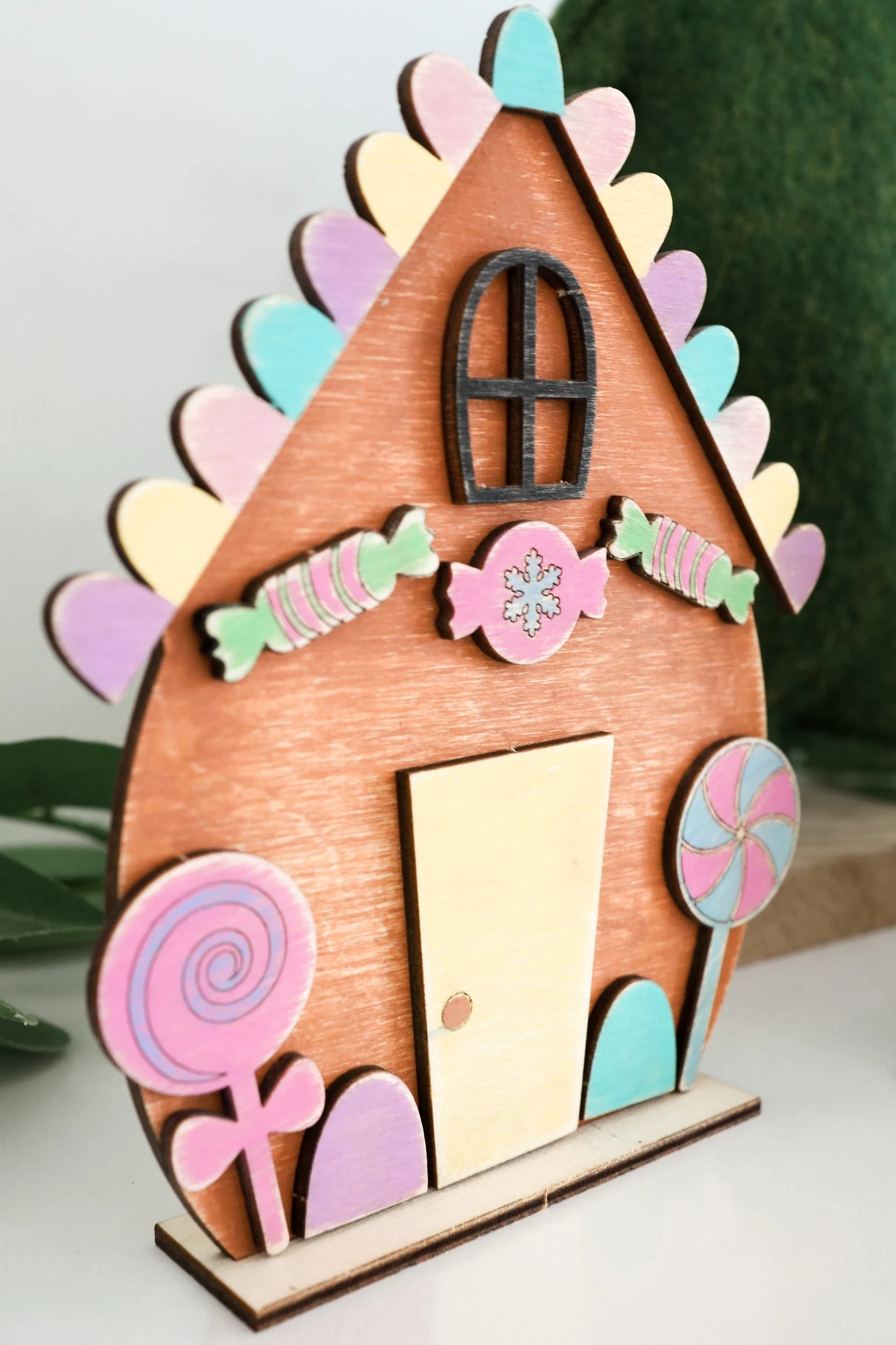 Interchangeable Design Your Own Gingerbread House Laser Cut Digital File | Pop Out Gingerbread House | Decorate Gingerbread | Glowforge