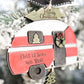 Cute Customizable Vintage RV Christmas Ornament Laser Cut Digital File | Vintage RV Charm | Funny RV Shitter's Full | Glowforge