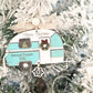 Cute Customizable Vintage RV Christmas Ornament Laser Cut Digital File | Vintage RV Charm | Funny RV Shitter's Full | Glowforge