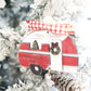 Cute Customizable Vintage RV Christmas Ornament Laser Cut Digital File | Vintage RV Charm | Funny RV Shitter's Full | Glowforge