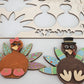 Interchangeable Dress Your Own Turkey Craft Laser Cut Digital File | Cute Thanksgiving Activity | Decor | Freestanding Turkey | Glowforge