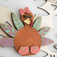 Interchangeable Dress Your Own Turkey Craft Laser Cut Digital File | Cute Thanksgiving Activity | Decor | Freestanding Turkey | Glowforge