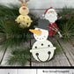 Christmas Bell Ornaments, Christmas SVG Bundle, Farmhouse Style, Santa, Reindeer, Snowman, Home Decor, Holiday Decorations