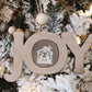 Hope, Love, and Joy Laser Digital Cut File | Wood and Acrylic SVG | Christmas Ornament SVG | Christ Christmas Ornament Digital File | Christmas Laser Cut File