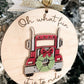 Oh What Fun It Is To Ride 4x4, Semi Truck, Bug, Tractor, Horse Christmas Ornament Laser Cut File | Cute Off Road Manly Christmas | Glowforge