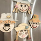 Interchangeable Build Your Own Scarecrow Laser Cut Digital File | Paint Kit | Color Kit | Magnet | Fall Craft | DIY Thanksgiving | Glowforge