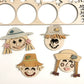 Interchangeable Build Your Own Scarecrow Laser Cut Digital File | Paint Kit | Color Kit | Magnet | Fall Craft | DIY Thanksgiving | Glowforge