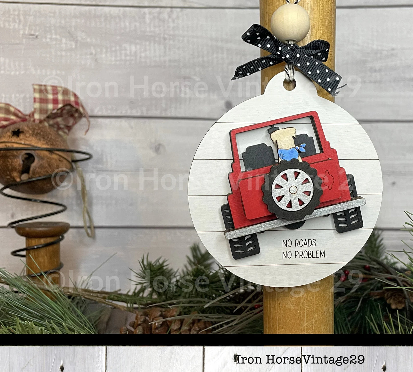 Off Road Vehicle, Christmas Ornament, Holiday Ornament, Home Decor, Farmhouse Style