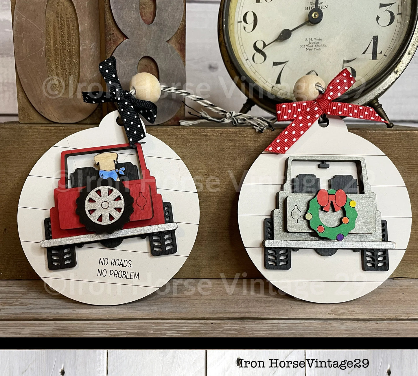 Off Road Vehicle, Christmas Ornament, Holiday Ornament, Home Decor, Farmhouse Style