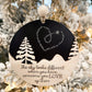 Customizable Memorial "The Sky Looks Different When You Have Someone You Love Up There" Ornament and Stand Laser Cut File | Glowforge