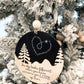 Customizable Memorial "The Sky Looks Different When You Have Someone You Love Up There" Ornament and Stand Laser Cut File | Glowforge