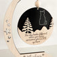 Customizable Cat Memorial "The Sky Looks Different When You Have Someone You Love Up There" Ornament Charm & Stand Laser Cut Digital File |