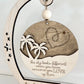 Customizable Memorial "The Sky Looks Different When You Have Someone You Love Up There" With Palm Trees Ornament and Stand Laser Cut File