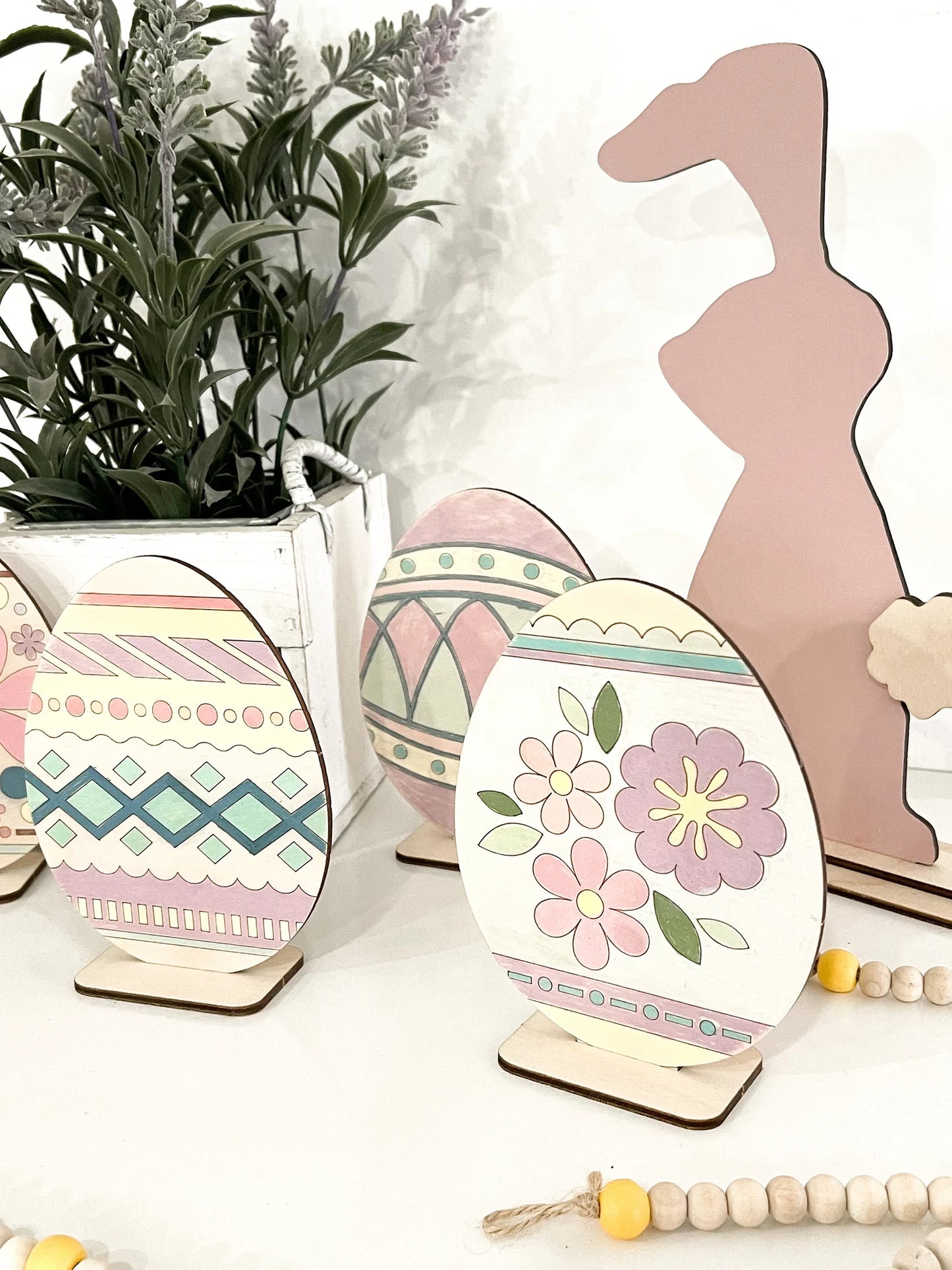 Dye Your Own Easter Eggs Laser Cut Digital File | Pop Out Color Your Own Easter Eggs | Cute Easter Activity | DIY Easter Craft | Glowforge