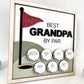 Cute Customizable Golf Father's Day Best Dad, Grandpa, Coach Ect. Laser Cut File | Father's Day | Hole in One | Best Dad By Par | Glowforge