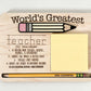 Customizable World's Greatest Teacher Definition Sticky Note Holder Laser Cut Digital File | 3 Different Designs | Teacher Gift | Glowforge