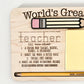 Customizable World's Greatest Teacher Definition Sticky Note Holder Laser Cut Digital File | 3 Different Designs | Teacher Gift | Glowforge