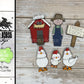 Magnets, Farm Collection,  Farmer, Chickens, Farmhouse Style, Eggs, Scrap Buster, Laser Ready, SVG File,  Digital Download