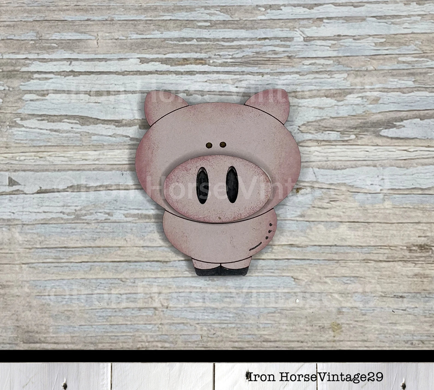 Magnets, Farm Animals, Farmhouse, Cow, Pig, Horse, Chick, Barn, Scrap Buster, SVG File, Laser Ready, Digital Download