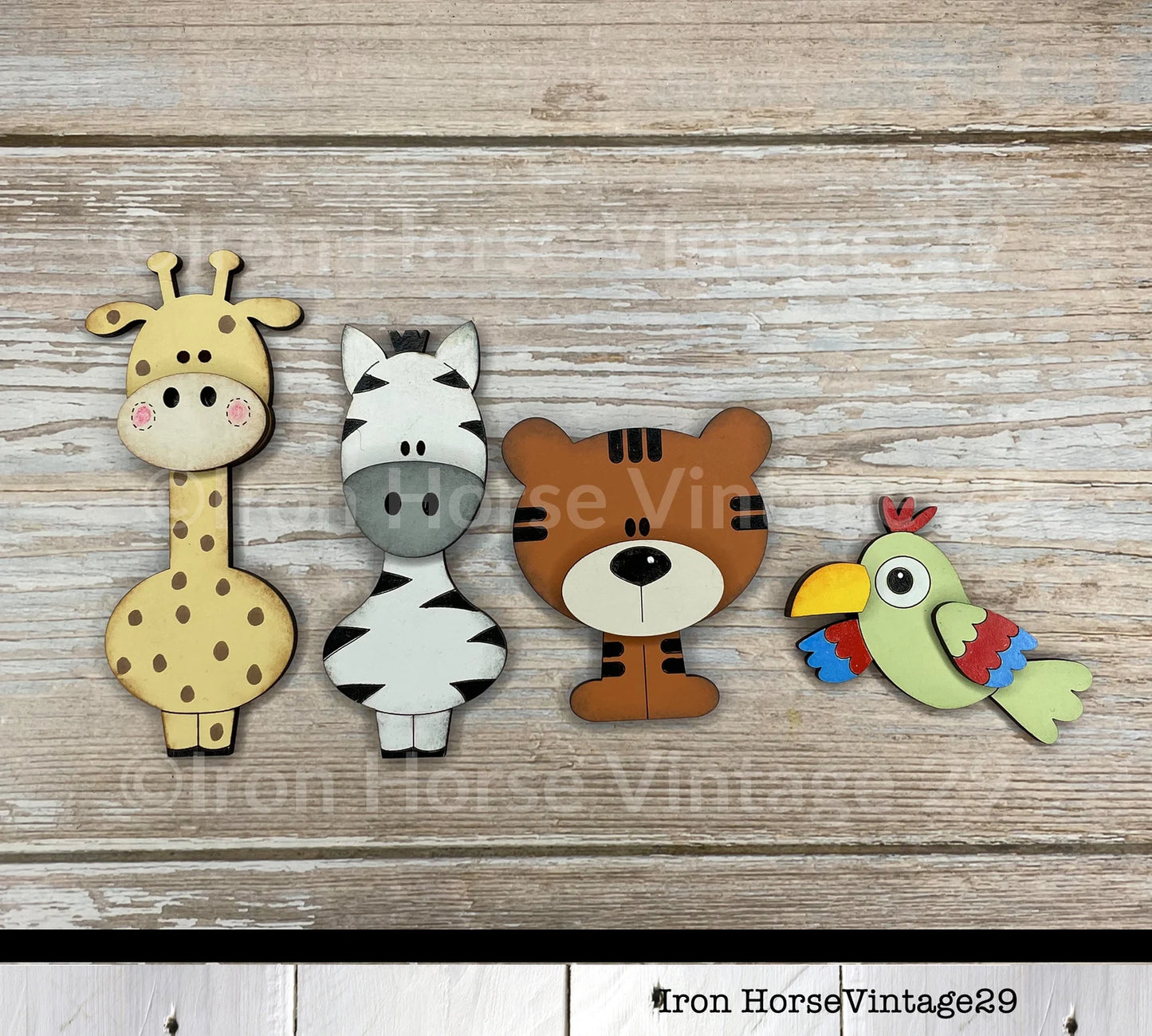 Magnets, Cute Jungle Animals, Cute Animal Magnets, Scrap Buster, Laser Ready SVG, Digital Download, NOT a Physical Item